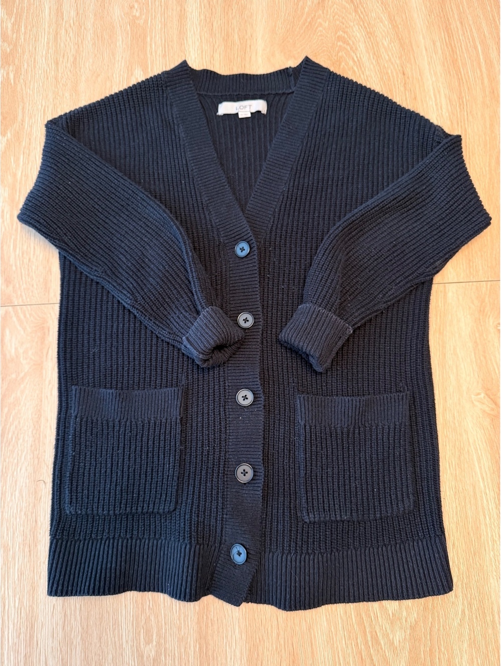 Loft Knitted Cardigan Black